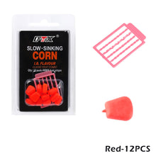 Load image into Gallery viewer, 8/12PCS European Style Carp Fishing Bait With Baffle Slow-Floating Dumbbell Shape Bait Artificial Corn Reverse Bottom Fishing Lures
