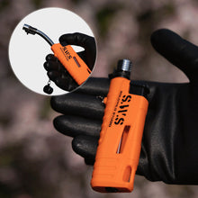 Load image into Gallery viewer, Retractable Inflatable Lighter Portable Windproof Direct Impact Blue Flame Jet Torch for Outdoor Camping BBQ
