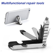 Load image into Gallery viewer, Multifunctional Combination Tool Portable EDC Repair Kit with SIM Ejector Pin Screwdriver Bottle Opener
