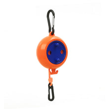 Load image into Gallery viewer, Portable Travel Clothesline Retractable No-Drill Hanging Rope with Hooks for Outdoor Camping Hotel Dormitory
