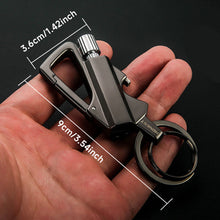 Load image into Gallery viewer, Multi-Functional Bottle Opener Kerosene Lighter Match With Hanging Buckle Outdoor Waterproof Emergency EDC Tool
