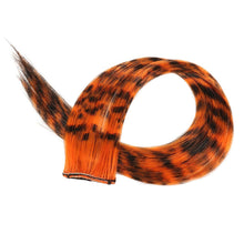Load image into Gallery viewer, Stripe Printed Hair Colorful Long Straight Hair Pieces Synthetic Clip-in Hair Extensions Synthetic Straight Hair Wig for Daily Use Party

