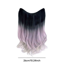 Load image into Gallery viewer, Long Hair Highlight Gradient Wig Piece Women's One-Piece Extension Natural Seamless Wig Volumizing for Increasing Straight Curly
