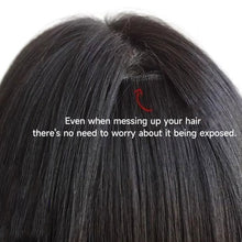 Load image into Gallery viewer, Long Hair Highlight Gradient Wig Piece Women's One-Piece Extension Natural Seamless Wig Volumizing for Increasing Straight Curly

