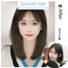 Load image into Gallery viewer, Synthetic Long Straight U-Shaped Half Head Wig Piece for Women Black Brown Clips in Hair Extension Natural Fake Hairpieces
