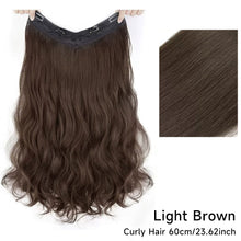 Load image into Gallery viewer, Wig Women's Long Hair One-piece U-shaped Extension Natural Invisible and Seamless Imitation Long Straight Hair Patch Wig
