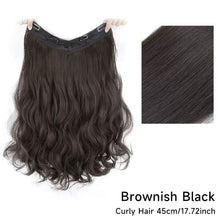 Load image into Gallery viewer, Wig Women's Long Hair One-piece U-shaped Extension Natural Invisible and Seamless Imitation Long Straight Hair Patch Wig

