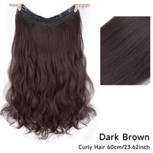 Load image into Gallery viewer, Wig Women's Long Hair One-piece U-shaped Extension Natural Invisible and Seamless Imitation Long Straight Hair Patch Wig
