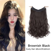 Load image into Gallery viewer, Wig Women's Long Hair One-piece U-shaped Extension Natural Invisible and Seamless Imitation Long Straight Hair Patch Wig
