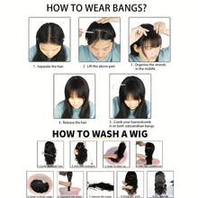 Load image into Gallery viewer, Eight Character Bangs Hair Clip Women's Top Hair Replacement Fluffy Seamless Bangs Hair Clip Women Girl Wig False Hair Piece
