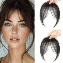 Load image into Gallery viewer, Eight Character Bangs Hair Clip Women's Top Hair Replacement Fluffy Seamless Bangs Hair Clip Women Girl Wig False Hair Piece
