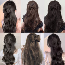 Load image into Gallery viewer, Bowknot Claw Clamp Shape Hair Bun Synthetic Clip in Hair Extensions Hair Accessories Suitable for Women's Daily Use
