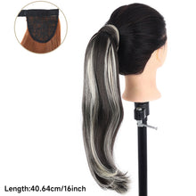 Load image into Gallery viewer, Half Up Half Down Ponytail Extension Set Long Flipped Out Clip on Hair Extensions Versatile Style Women Ponytail Wig Hairpieces
