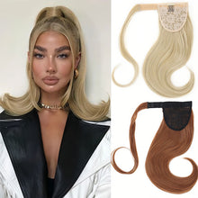 Load image into Gallery viewer, Half Up Half Down Ponytail Extension Set Long Flipped Out Clip on Hair Extensions Versatile Style Women Ponytail Wig Hairpieces

