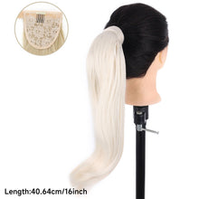Load image into Gallery viewer, Half Up Half Down Ponytail Extension Set Long Flipped Out Clip on Hair Extensions Versatile Style Women Ponytail Wig Hairpieces
