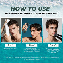 Load image into Gallery viewer, Sea Salt Spray for Men Oil Control Fluffy Hair Modeling Fluffy Spray Beach Look Spray To Add Volume &amp; Texture Hair Spray
