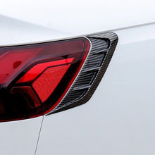 Load image into Gallery viewer, 2Pcs Carbon Fiber Car Headlight Eyebrow Decals Car Fender &amp; Tail Light Vinyl Wrap Automotive Body Side Wind Blade Stickers Adhesive Trim
