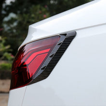 Load image into Gallery viewer, 2Pcs Carbon Fiber Car Headlight Eyebrow Decals Car Fender &amp; Tail Light Vinyl Wrap Automotive Body Side Wind Blade Stickers Adhesive Trim
