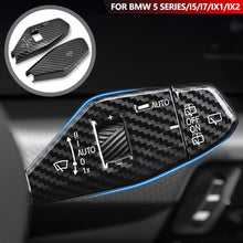 Load image into Gallery viewer, Car Steering Wheel Control Lever Covers Wiper &amp; Turn Signal Stalk Decor Interior Accessory Genuine for BMW 5 Series/i5/i7/ix1/ix2 24-25
