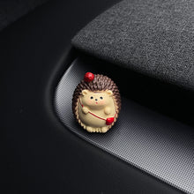 Load image into Gallery viewer, Cute Healing Hedgehog Car Dashboard Decor Window Ledge Perching Ornament Interior Decoration Accessory
