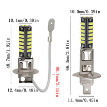 Load image into Gallery viewer, 24V H1/H3 Truck LED Fog Light Bulbs 7020 20SMD Waterproof Anti-Fog Lamp Front &amp; Rear Fog Light Vehicle Lighting
