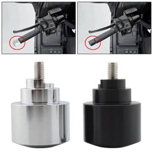 Load image into Gallery viewer, Pair Aluminum Alloy Motorcycle Handlebar Ends for Honda CB/CBR/GL Bar End Slugs Vibration Dampening Balancers Machined Handlebar Plugs
