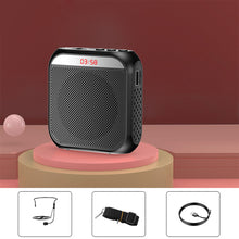 Load image into Gallery viewer, Teacher Classroom Speaker Microphone Amplifier Small Portable Tour Guide Microphone Lightweight with Loud Clear Audio
