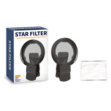 Load image into Gallery viewer, 52mm Rotatable Adjustable Phone Star Filter Lens Firelight Lens for Jewelry Accessories Night Photography Sparkling Effect Capture
