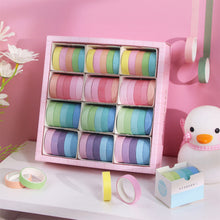 Load image into Gallery viewer, Card Lover 5 Rolls Basic Series Journal Colourful Washi Tape Scrapbooking Morandi Color Masking Tape Journaling Material
