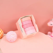 Load image into Gallery viewer, Card Lover 5 Rolls Basic Series Journal Colourful Washi Tape Scrapbooking Morandi Color Masking Tape Journaling Material

