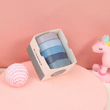 Load image into Gallery viewer, Card Lover 5 Rolls Basic Series Journal Colourful Washi Tape Scrapbooking Morandi Color Masking Tape Journaling Material
