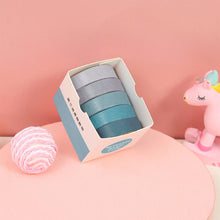 Load image into Gallery viewer, Card Lover 5 Rolls Basic Series Journal Colourful Washi Tape Scrapbooking Morandi Color Masking Tape Journaling Material
