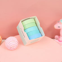 Load image into Gallery viewer, Card Lover 5 Rolls Basic Series Journal Colourful Washi Tape Scrapbooking Morandi Color Masking Tape Journaling Material
