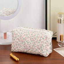Load image into Gallery viewer, Stylish Bowknot One-Layer Pencil Case Floral Pattern Design Storage Bag Key Item for Back to School Season for Daily Use

