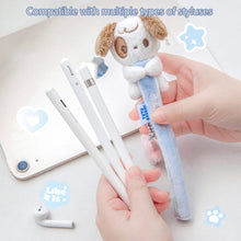 Load image into Gallery viewer, Velvety Pen Case Cartoon Endearing Doll Pen Cap Skid-Proof Tablet Capacitive Pen Accessories Lightweight Easy to Carry with Cute Design
