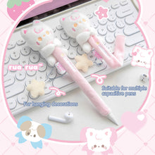 Load image into Gallery viewer, Velvety Pen Case Cartoon Endearing Doll Pen Cap Skid-Proof Tablet Capacitive Pen Accessories Lightweight Easy to Carry with Cute Design
