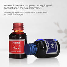 Load image into Gallery viewer, Multicolor Universal Ink Cartridges Replaceable Fountain Pen Ink Plastic Bottled 30ml Colored Fountain Pen Ink Supplies
