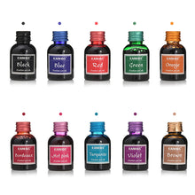Load image into Gallery viewer, Multicolor Universal Ink Cartridges Replaceable Fountain Pen Ink Plastic Bottled 30ml Colored Fountain Pen Ink Supplies
