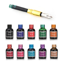 Load image into Gallery viewer, Multicolor Universal Ink Cartridges Replaceable Fountain Pen Ink Plastic Bottled 30ml Colored Fountain Pen Ink Supplies
