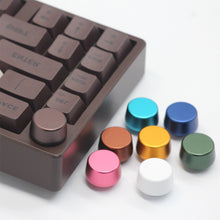 Load image into Gallery viewer, 10Colors Round Metal Knob for C65 IK75 Mechanical Keyboard Accessories Volume Brightness Adjust Parts Key Cap for Gaming Keyboard

