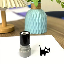 Load image into Gallery viewer, 4 Styles Cute Cartoon Stamps Lovely Small Black Cat Stamp DIY Scrapbooking Decoration Diary Collage Stationery
