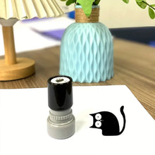 Load image into Gallery viewer, 4 Styles Cute Cartoon Stamps Lovely Small Black Cat Stamp DIY Scrapbooking Decoration Diary Collage Stationery
