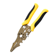 Load image into Gallery viewer, Wire Stripper Decrustation Pliers Adjustable Electrical Wire Stripping Tool Non-slip Wire Stripper Crimper for Electrical Cable
