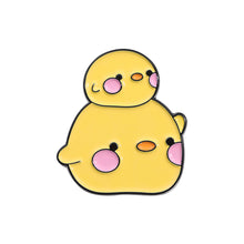 Load image into Gallery viewer, Cute Yellow Duck Enamel Pins Cartoon Cowboy Duck Lovely Animal Collection Brooches Lapel Badge Jewelry Gifts For Friends
