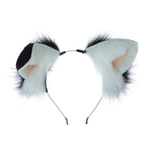 Load image into Gallery viewer, Furry Anime Dog Ear Headband Tail Cartoon Comic-Con Cosplay Accessories Plush Simulation Animal Ears Tail

