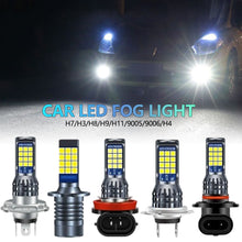 Load image into Gallery viewer, 1PC H1/H11/H4/9005/9006/H3/H7 Car LED Fog Light Bulbs 24SMD 20W Alloy Lights 12V-24V Replacement Fog Lamps Super Bright
