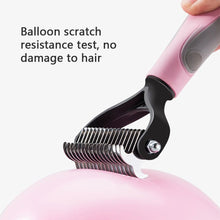 Load image into Gallery viewer, Pet Detangling Comb Dog Dematting Cat Grooming Brush Deshedding Tool Stainless Steel Anti-Slip Handle For Mats and Tangles Pet Cleaning Supplies
