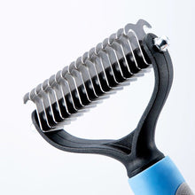Load image into Gallery viewer, Pet Detangling Comb Dog Dematting Cat Grooming Brush Deshedding Tool Stainless Steel Anti-Slip Handle For Mats and Tangles Pet Cleaning Supplies
