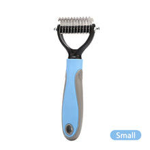 Load image into Gallery viewer, Pet Detangling Comb Dog Dematting Cat Grooming Brush Deshedding Tool Stainless Steel Anti-Slip Handle For Mats and Tangles Pet Cleaning Supplies
