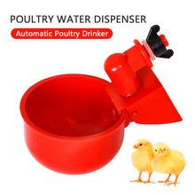 Load image into Gallery viewer, Automatic Poultry Drinker Pigeon/Chicken Waterer Water Bowl Hanging Poultry Feeder Portable Poultry Raising Supplies
